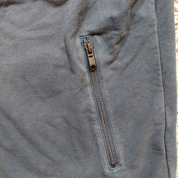 Lululemon Full Zip Stretch Performance Jacket Mens XL Blue Puffer Neck Elbow - Picture 3 of 9